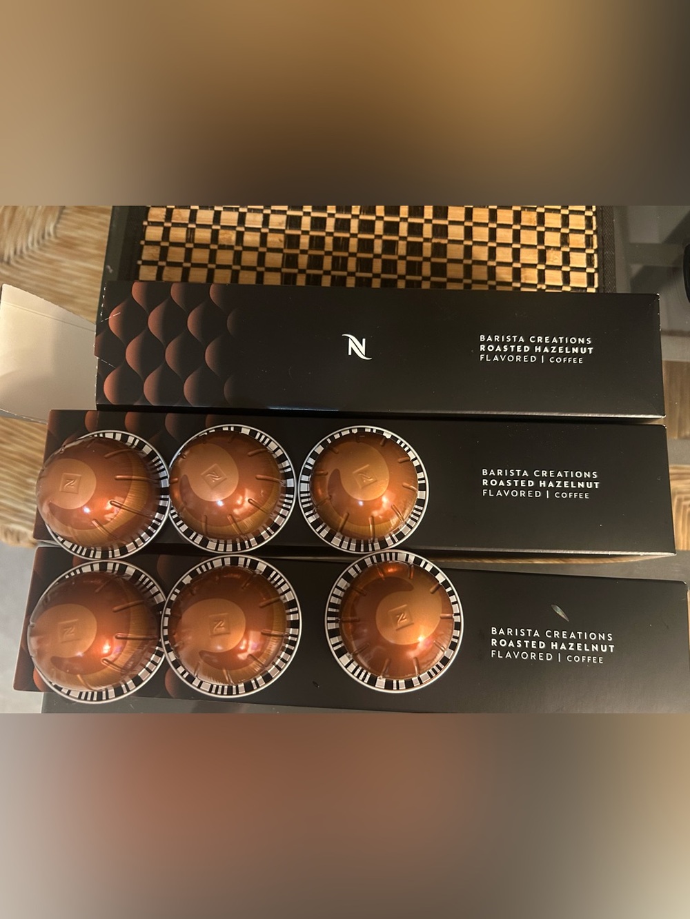 Nespresso Roasted Hazelnut Flavored coffee Barista Creations